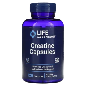 Creatina Monohidratada, 1000 mg, 120 Cápsulas, Life Extension
