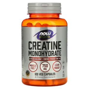 Creatina Monohidratada, 4500 mg, 120 Cápsulas, (750 mg por cápsula), NOW Foods, Sports