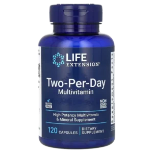 Multivitamínico Tow-Per-Day, 120 Cápsulas, Life Extension