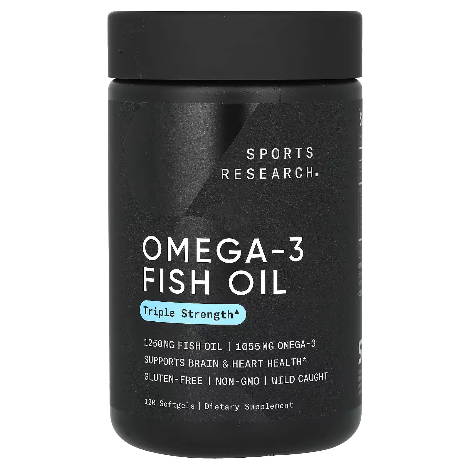 Omega-3, Aceite de Pescado, Triple concentración, 1055 mg, 120 cápsulas blandas, Sports Research