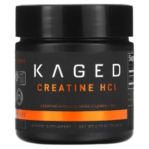 Creatina HCL en Polvo (Clorhidrato de Creatina), 76,42 g, Sabor a Limón, Kaged