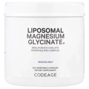 Glicinato de Magnesio Liposomal, 240 cápsulas, Codeage