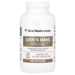 Melena de León, 300 cápsulas, Real Mushrooms