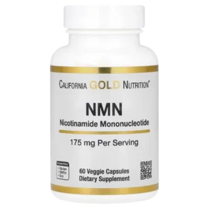 NMN, 175 mg, 60 cápsulas, California Gold Nutrition
