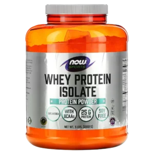 Proteína Whey, Aislado de Proteína de Suero de leche, Sin Sabor, 5 lb, NOW Foods, Sports