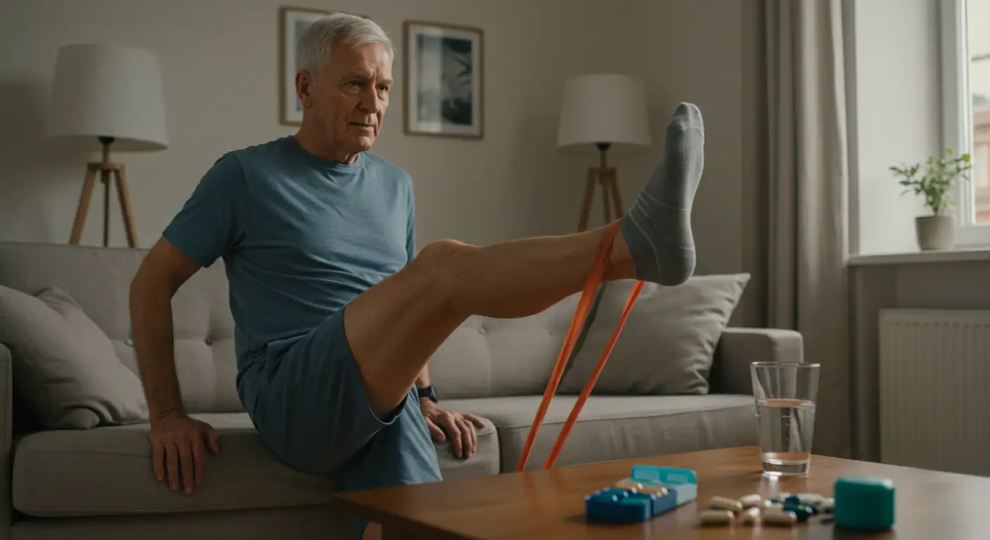 Sinergia Anti-Sarcopenia en Mayores de 65: Combinando Creatina, HMB y Ejercicio