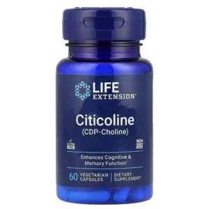 Citicolina Life Extension 500mg (60 cápsulas) para memoria y función cognitiva | Compra en Suplenet Colombia