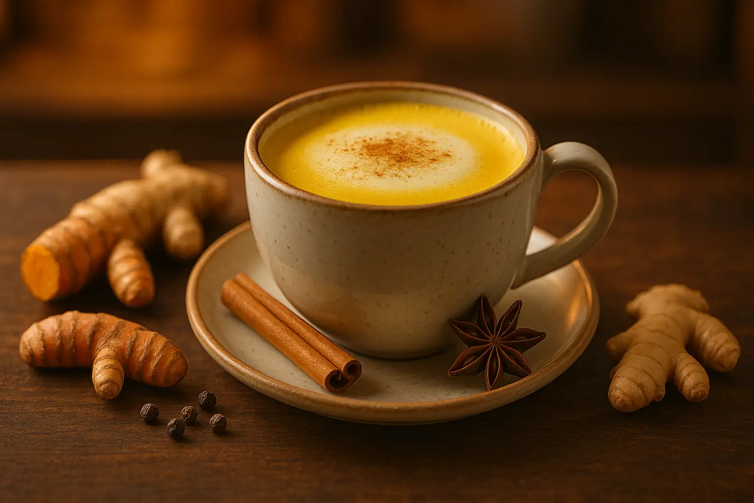 'Leche Dorada' Perfeccionada: Receta Antiinflamatoria con Cúrcuma, Jengibre y Pimienta (Paso a Paso)