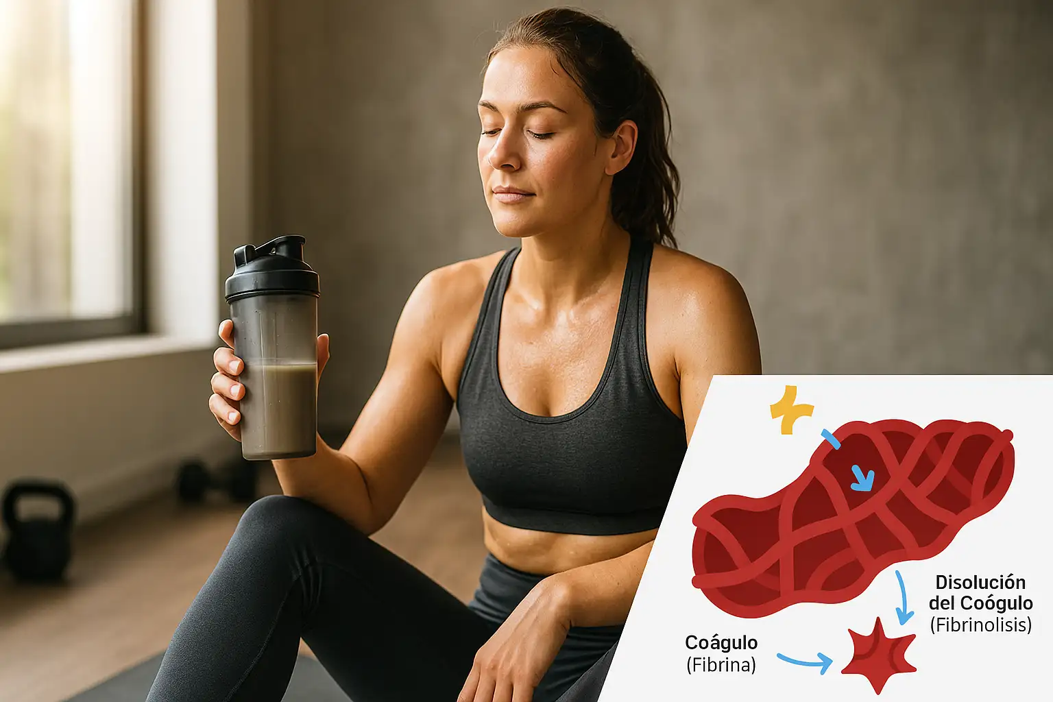 Suplemento de recuperación muscular