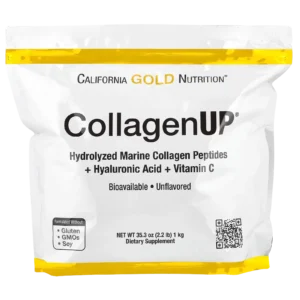 Packshot sin fondo de CollagenUP 1 kg, colágeno marino con ácido hialurónico y vitamina C
