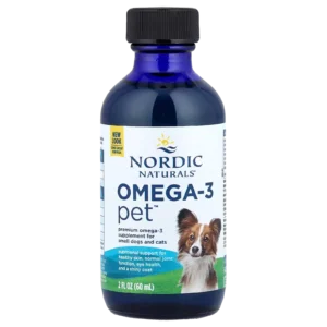 Omega-3 Pet 60 ml Nordic Naturals recorte sin fondo para catálogos