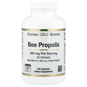 Producto Propóleo de abeja California Gold Nutrition 1000 mg 240 cápsulas para catálogo online.