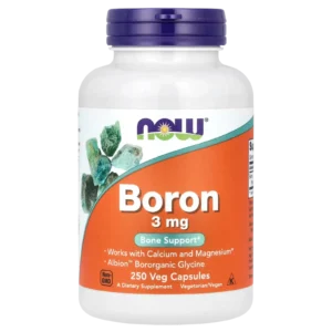 Imagen de catálogo para comprar Boro 3 mg NOW Foods original en Colombia.