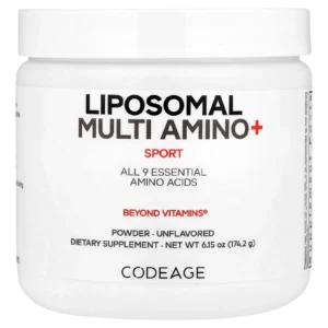 Comprar Liposomal Multi Amino+ de Codeage en Colombia, suplemento de aminoácidos esenciales sport en polvo.