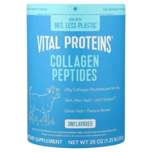 Producto Vital Proteins Collagen Peptides 567 g sin sabor sobre fondo neutro para catálogo Suplenet.