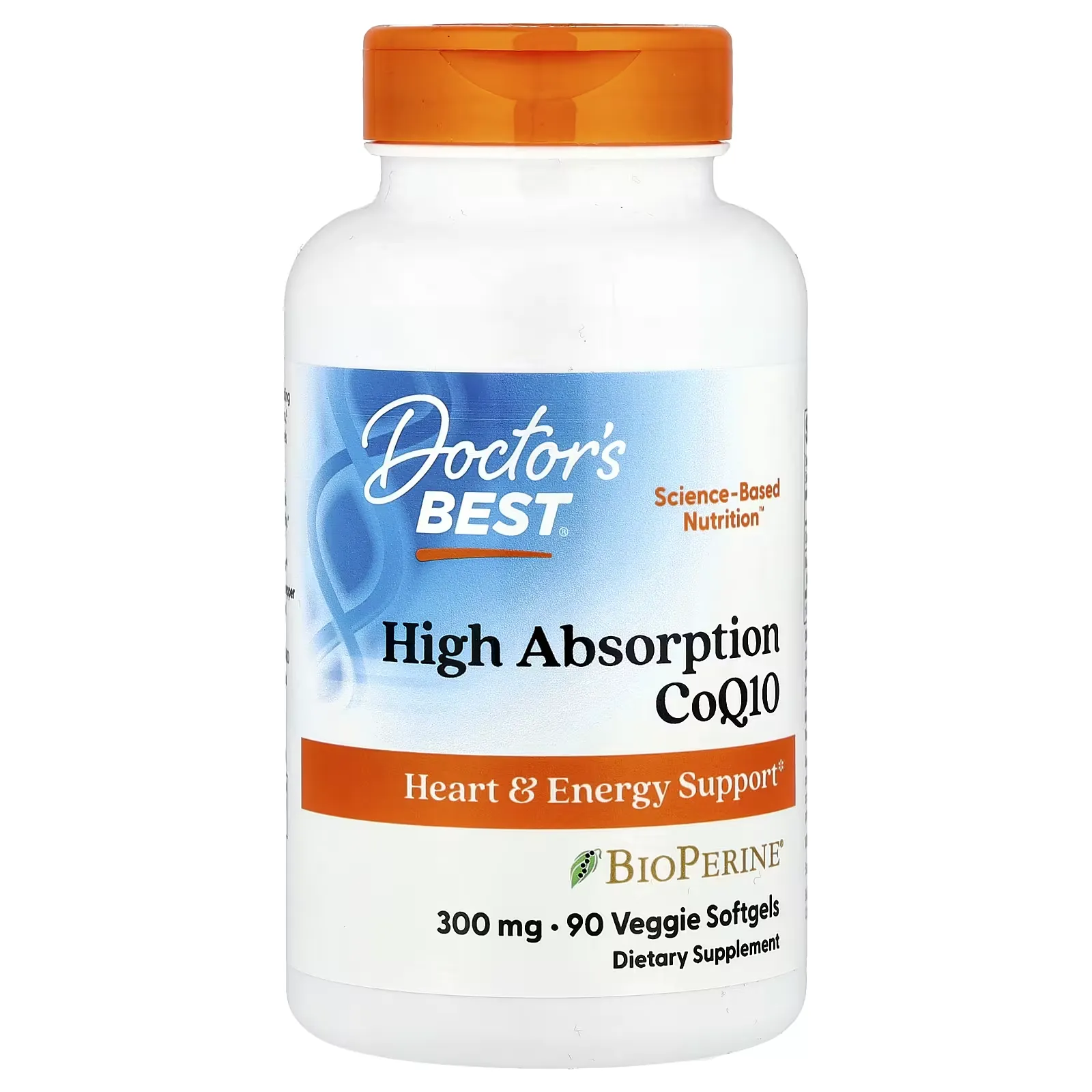 CoQ10 de Alta Absorción, 300 mg, 90 cápsulas blandas, Doctor's Best