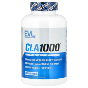 CLA 1000 EVLution Nutrition 180 cápsulas frasco sin fondo imagen catalogo e-commerce