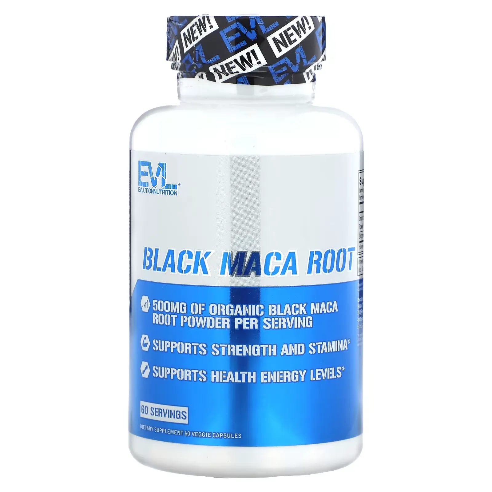 Maca Negra, 500 mg, 60 cápsulas, EVLution Nutrition