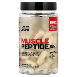 Comprar Muscle Peptide 185 MuscleTech 84 cápsulas para potenciar el anabolismo muscular.