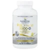 Frasco de ProOmega 2000-D Nordic Naturals de 120 cápsulas blandas con sabor a limón.