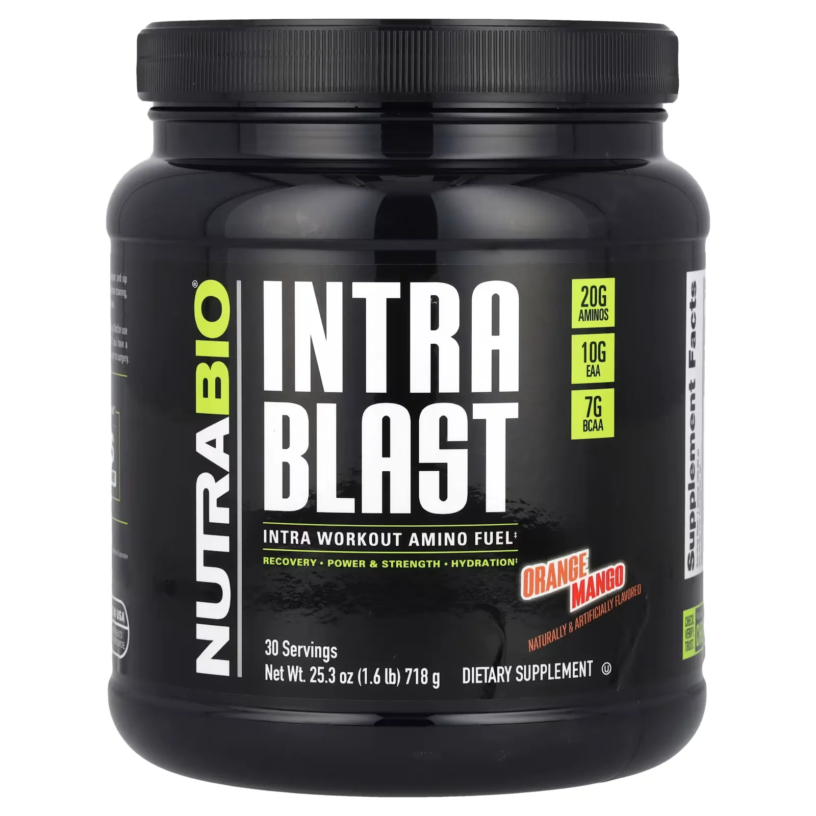 Intra Blast, Intraentreno, sabor a Naranja y Mango, 724 g, NutraBio