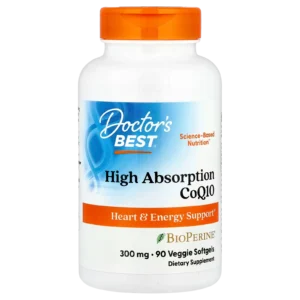 Comprar High Absorption CoQ10 300 mg Doctor's Best frasco original 90 unidades