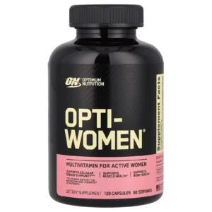 Comprar Opti-Women de Optimum Nutrition 120 cápsulas, multivitamínico para mujeres activas en Colombia.