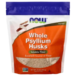 Suplemento Psyllium Fibras Solubles NOW Foods 454 g para catálogo de bienestar premium Suplenet.