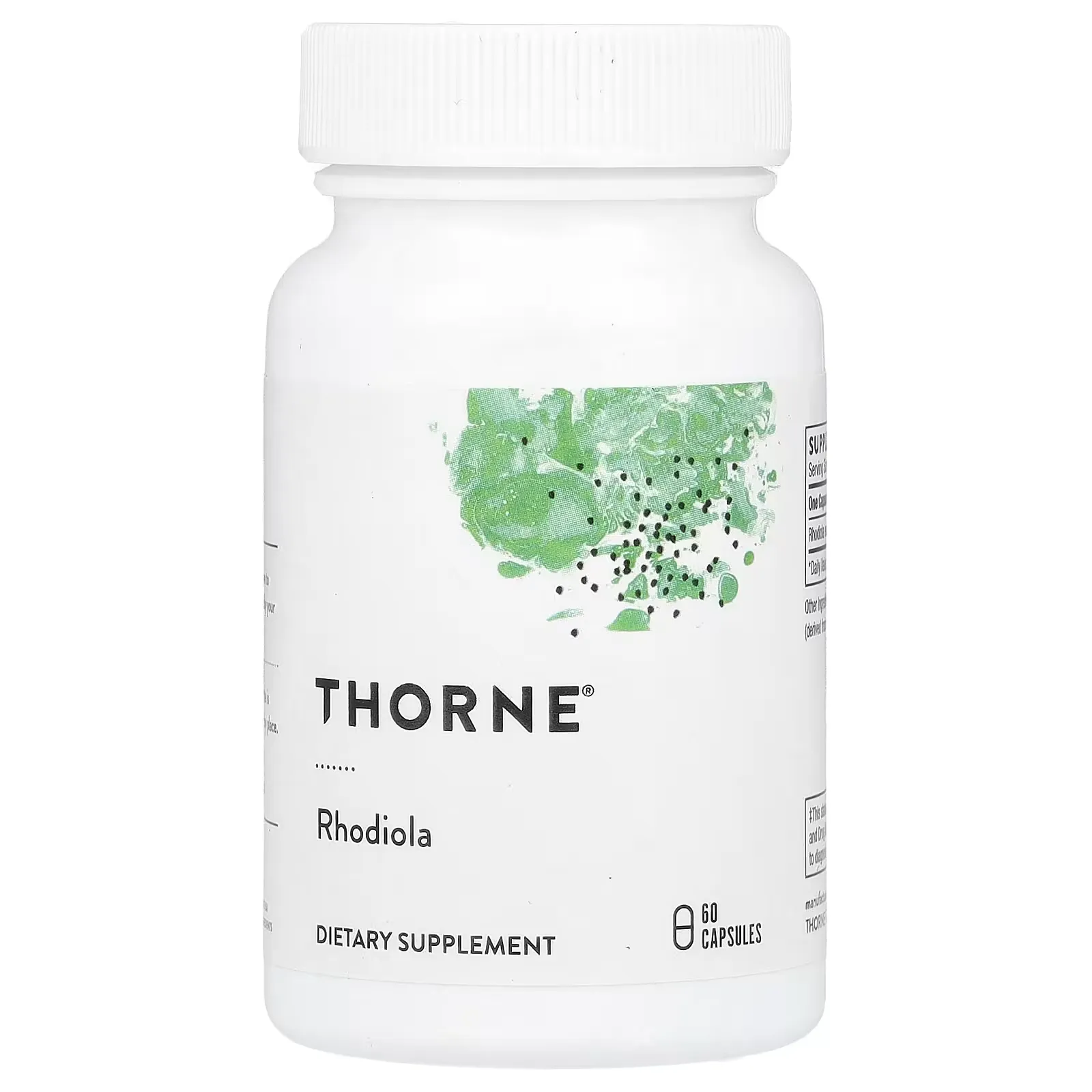 Rhodiola, 100 mg, 60 cápsulas, Thorne