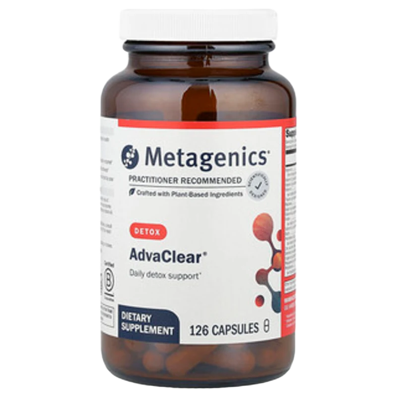 AdvaClear®, Detox, 126 Cápsulas, Metagenics