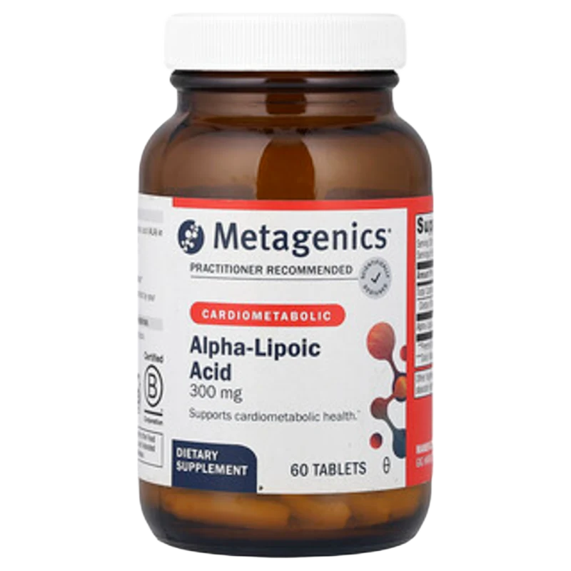 Ácido Alfa Lipoico, 300 mg, 60 Tabletas, Metagenics
