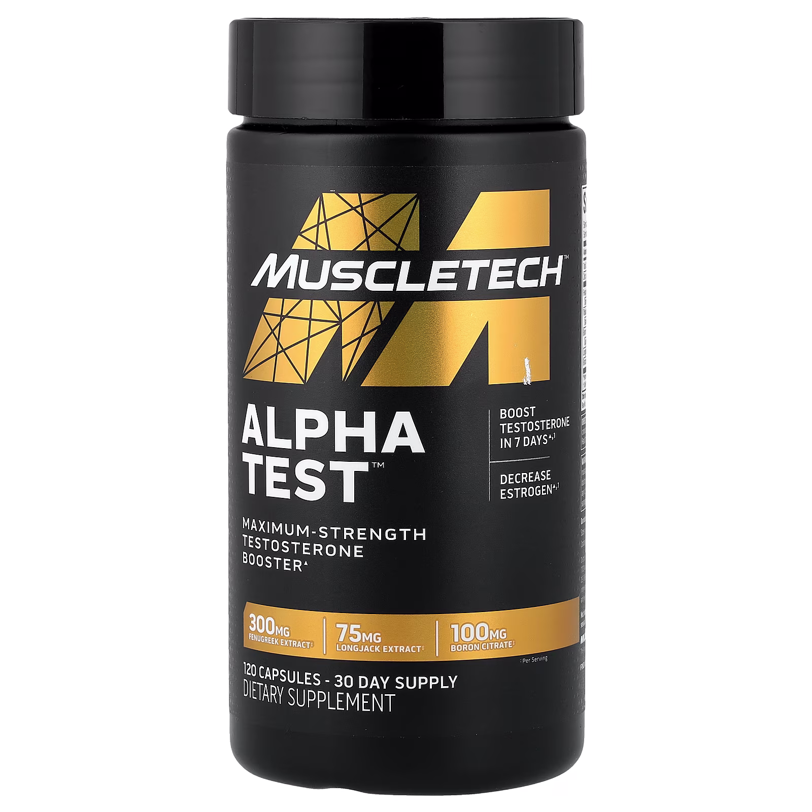 AlphaTest™, 120 cápsulas, MuscleTech