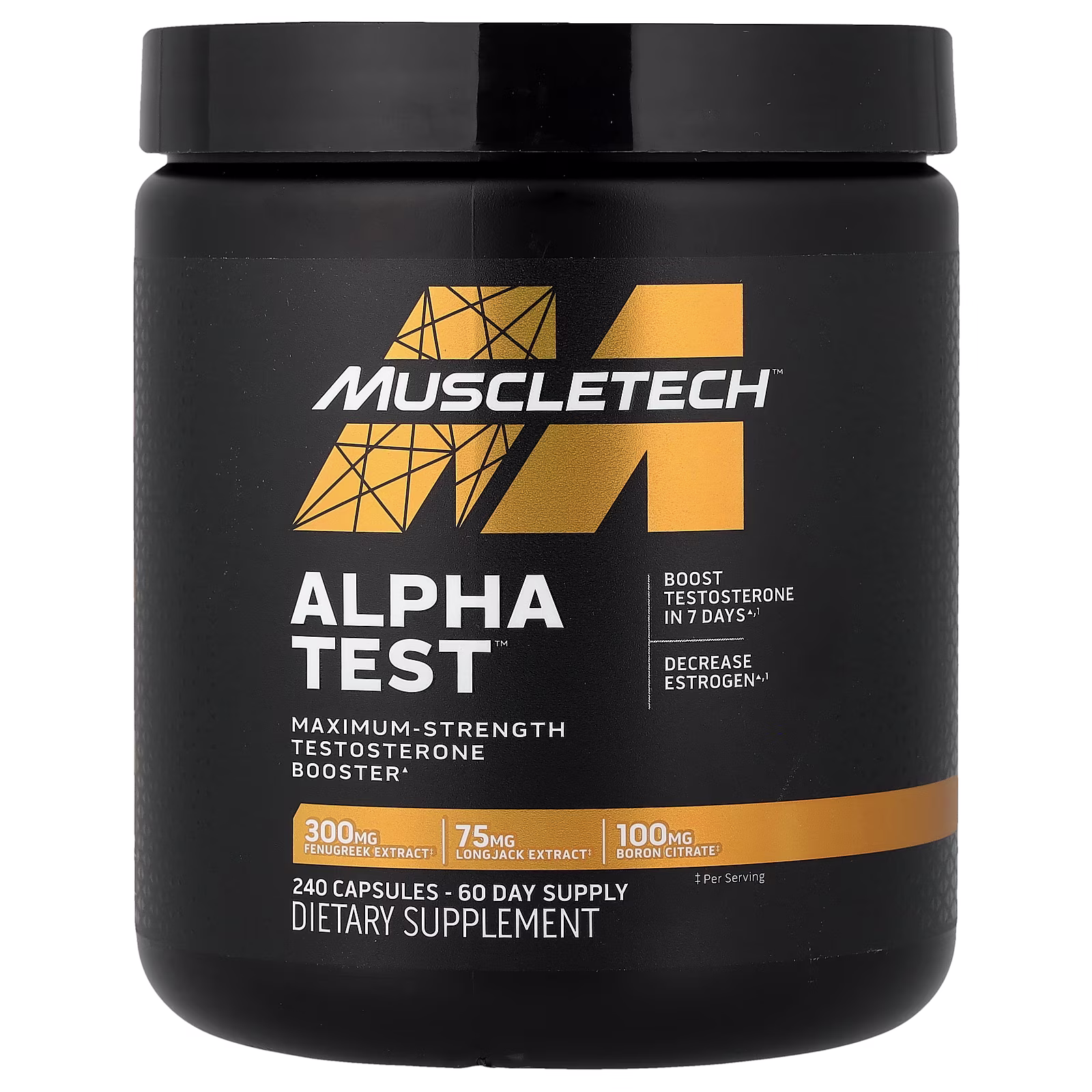 AlphaTest™, 240 cápsulas, MuscleTech