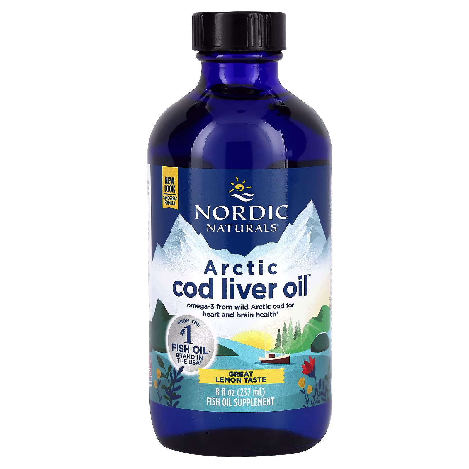 Arctic Aceite de Hígado de Bacalao™, Sabor a Limón, 8 fl oz (237 ml), Nordic Naturals