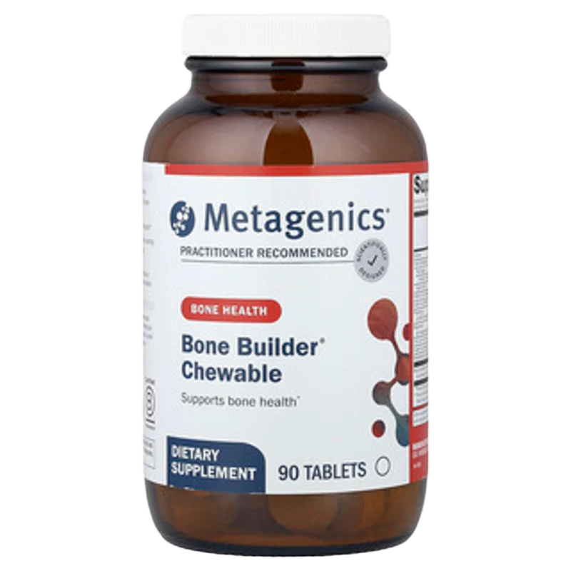 Bone Builder® Masticable, 90 Tabletas, Metagenics
