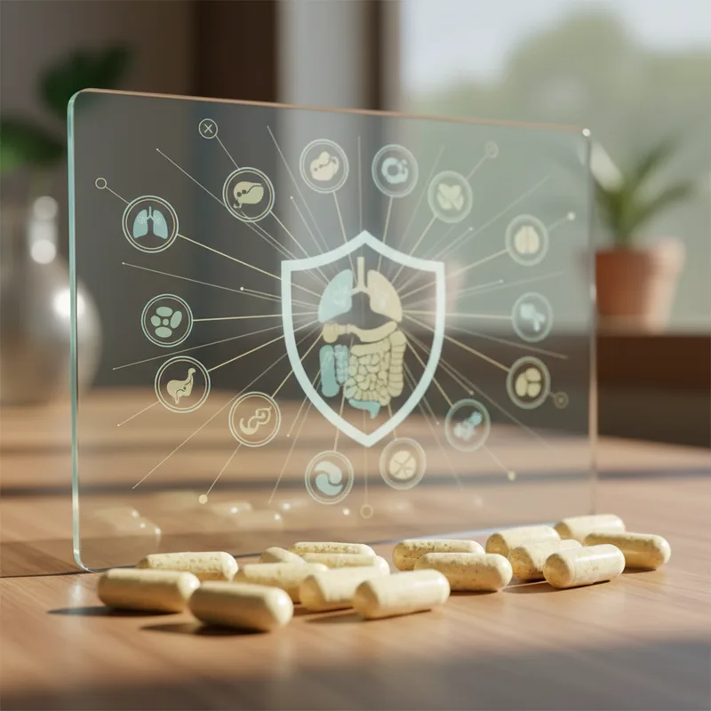 Gráfico de líneas mostrando evolución de zonulina, calprotectina y PCR durante 8 semanas de protocolo