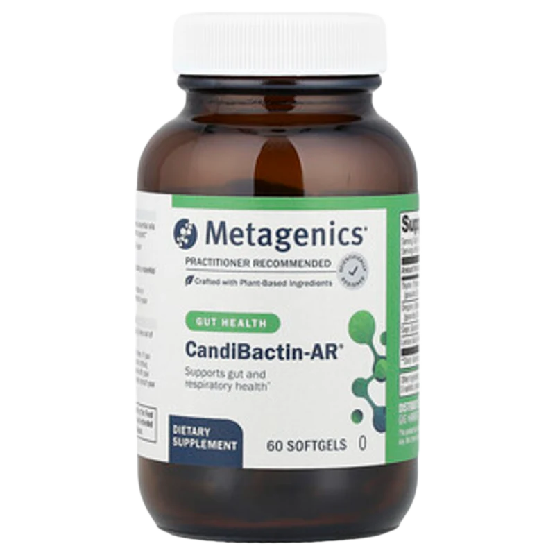 CandiBactin-AR®, Salud Intestinal, 60 Cápsulas Blandas, Metagenics