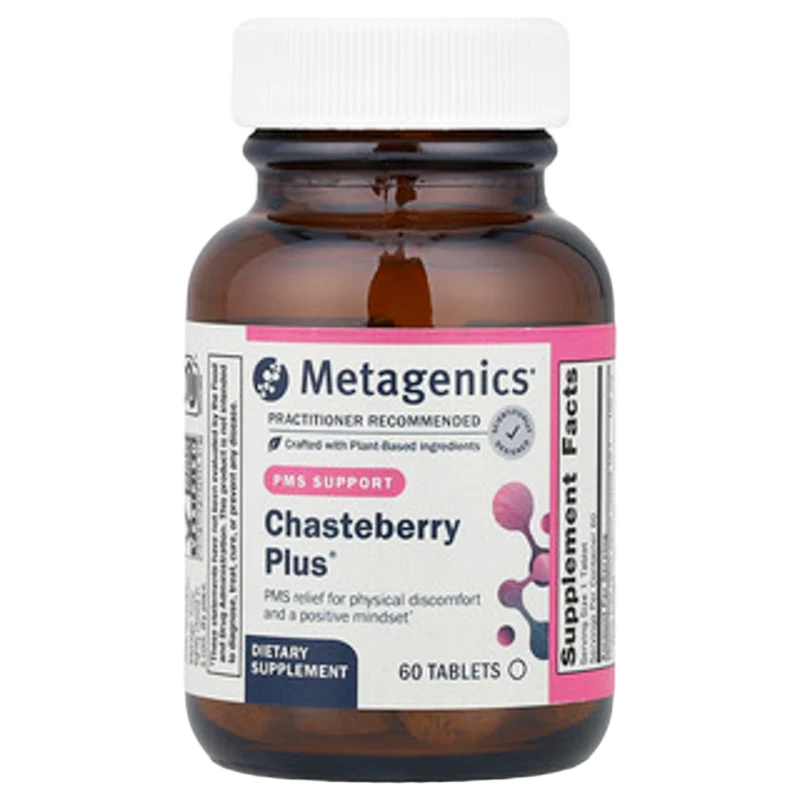 Chasteberry Plus®, Soporte SPM, 60 Tabletas, Metagenics