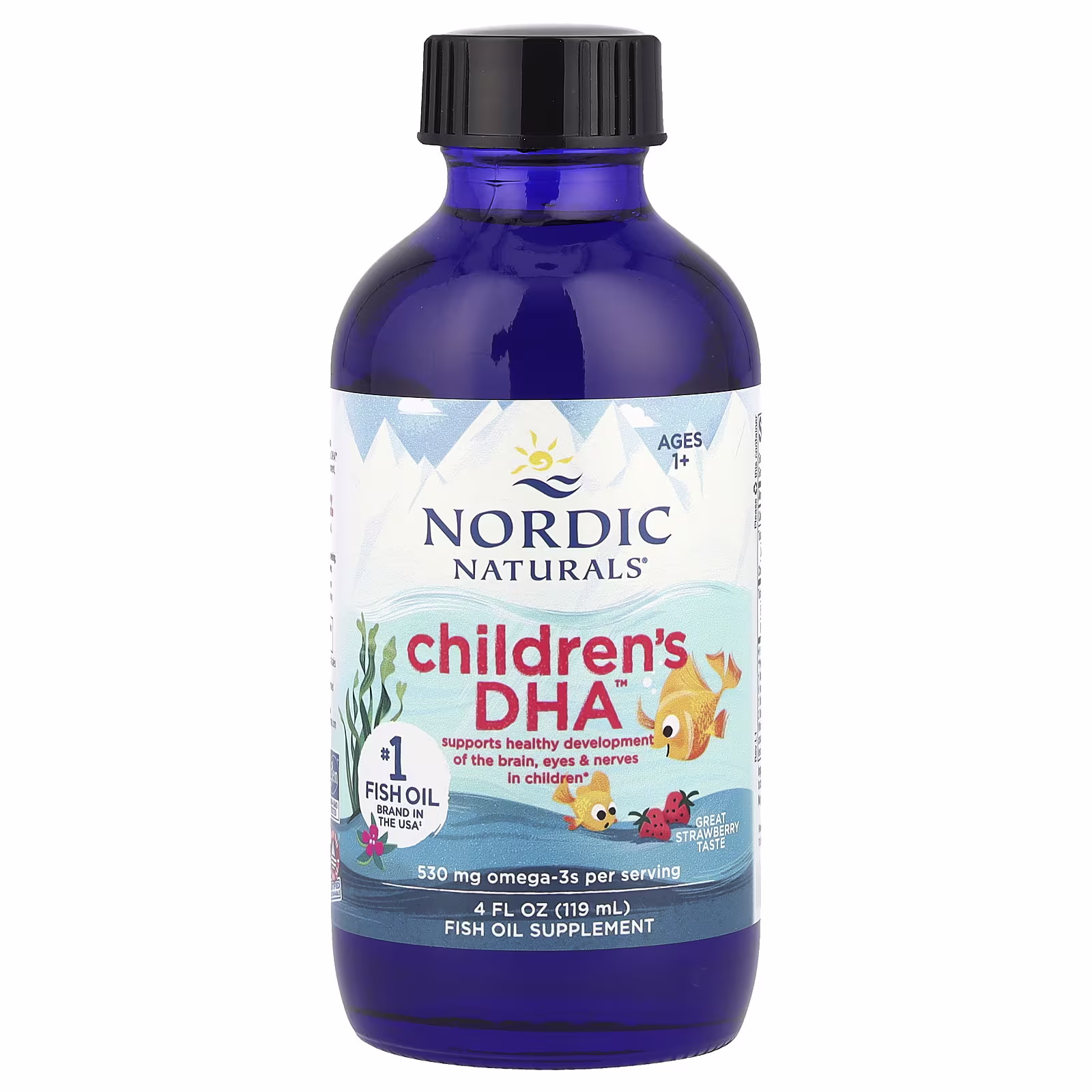 Infantil DHA™, Edades 1+, Sabor a Fresa, 4 fl oz (119 ml), Nordic Naturals