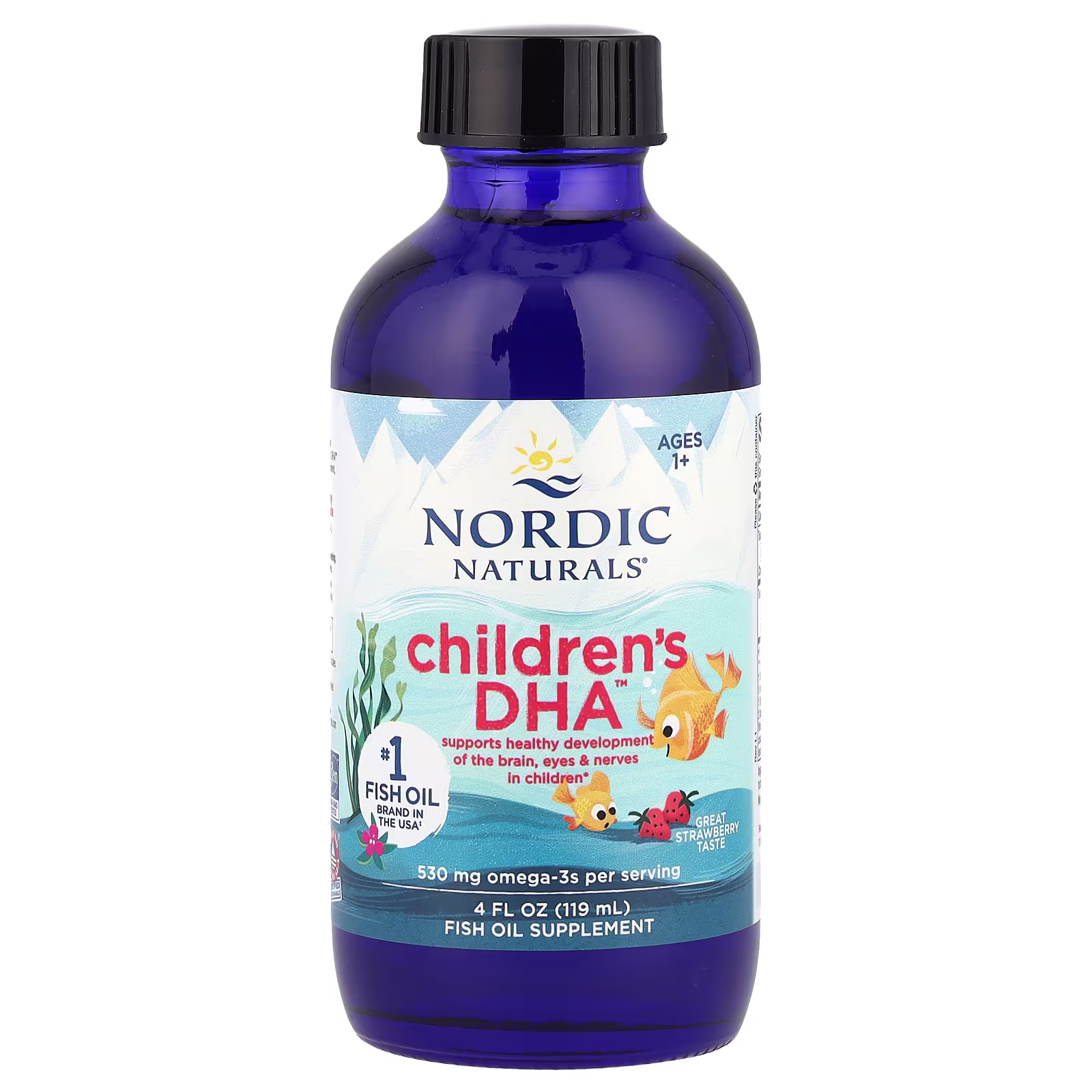 Infantil DHA™, Edades 1+, Sabor a Fresa, 4 fl oz (119 ml), Nordic Naturals