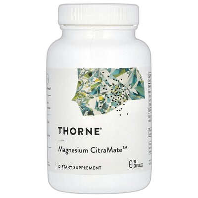 Citramato de Magnesio, 135 mg, 90 Cápsulas, Thorne