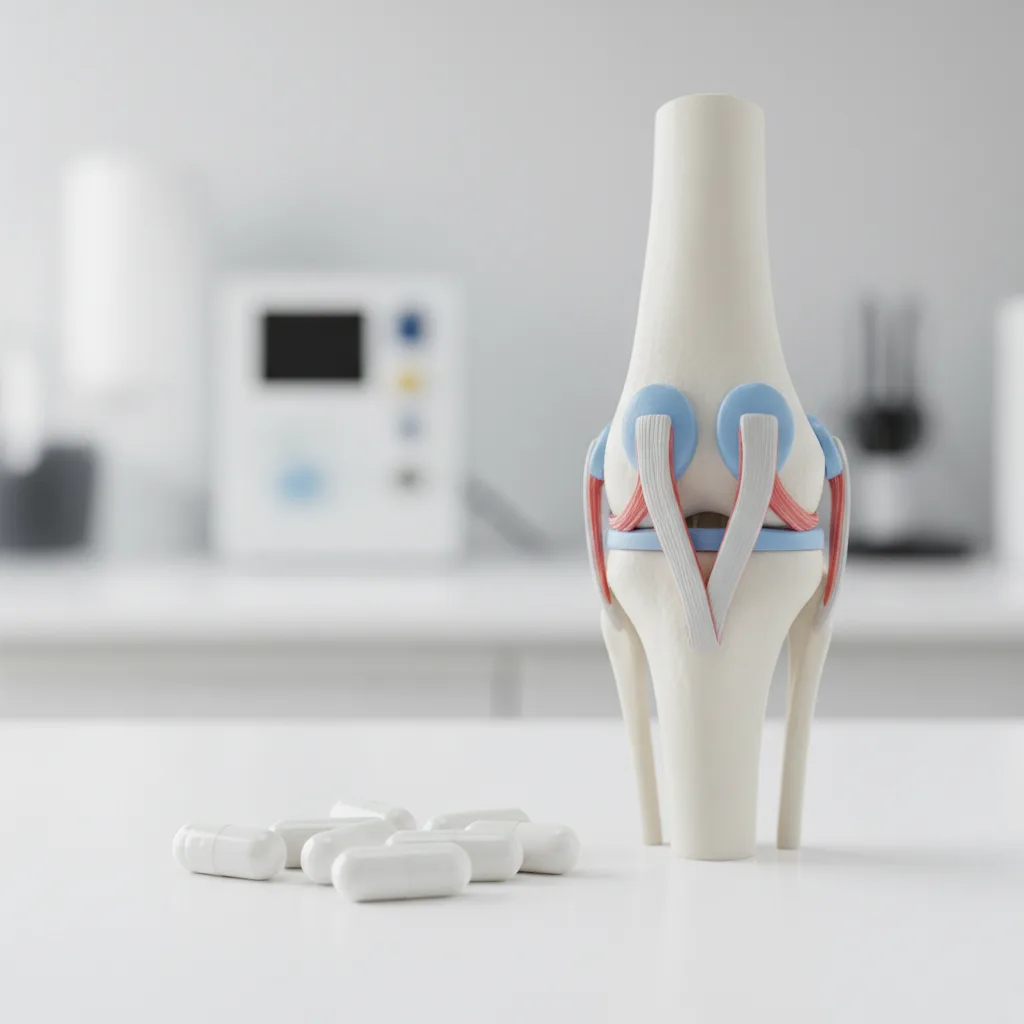 Diagrama del mecanismo de tolerancia oral del colágeno UC-II en las placas de Peyer del intestino con supresión de linfocitos T autorreactivos