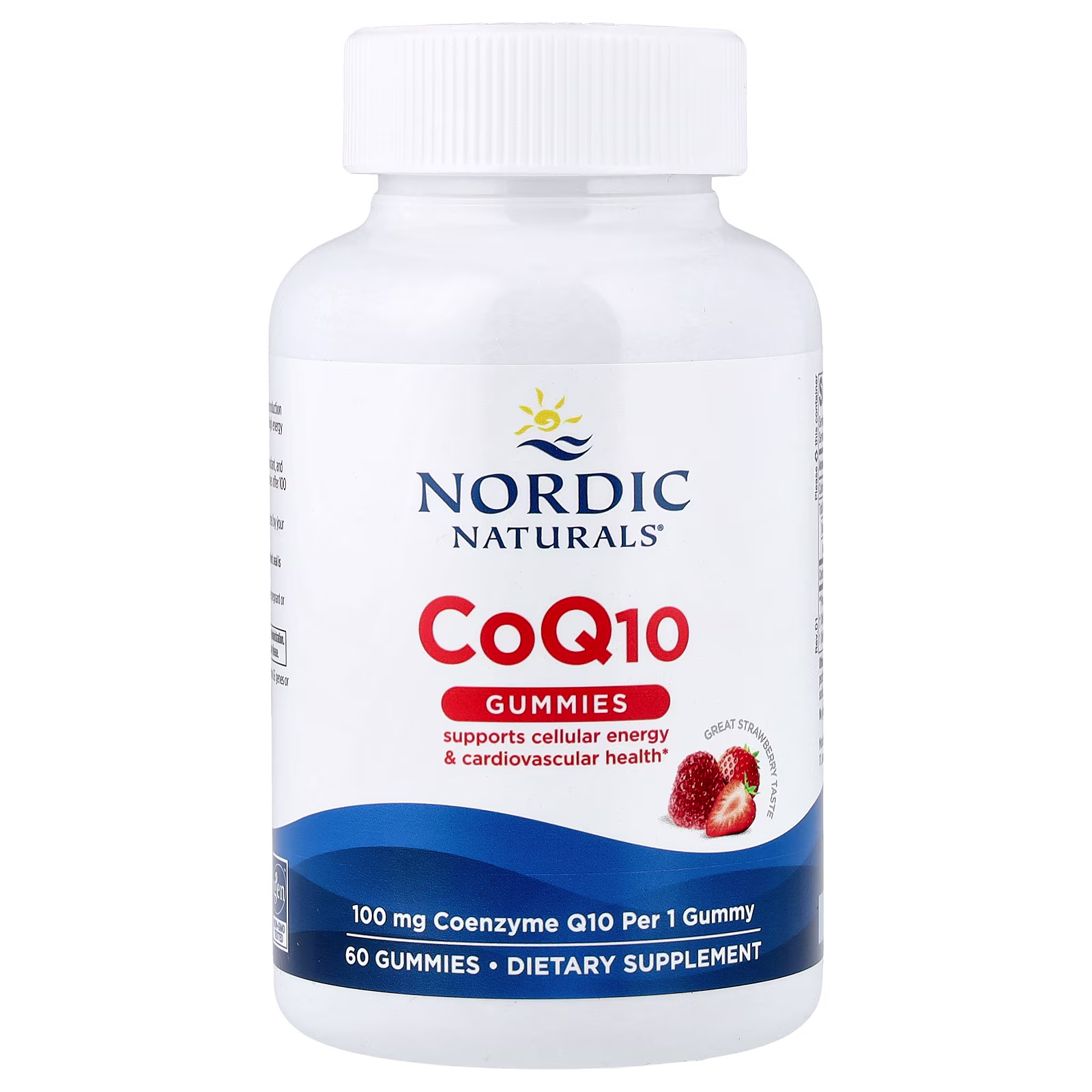 CoQ10 Gomitas, Sabor a Fresa, 100 mg, 60 Gomitas, Nordic Naturals