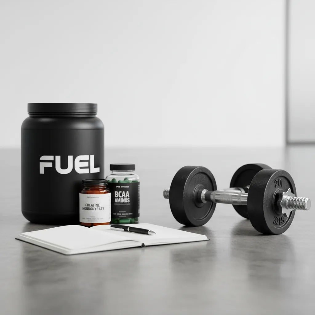 Registro de entrenamiento mostrando progresión de pesos durante el período de suplementación con EAA