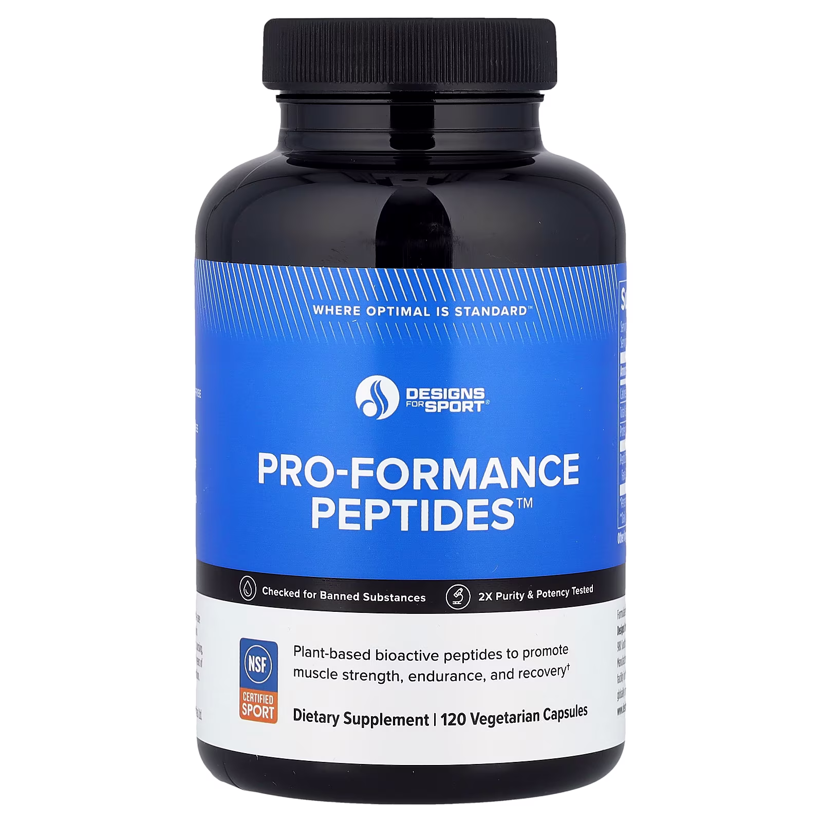 Pro-Formance Peptides™, 120 cápsulas vegetales, Designs for Health, Designs For Sport®