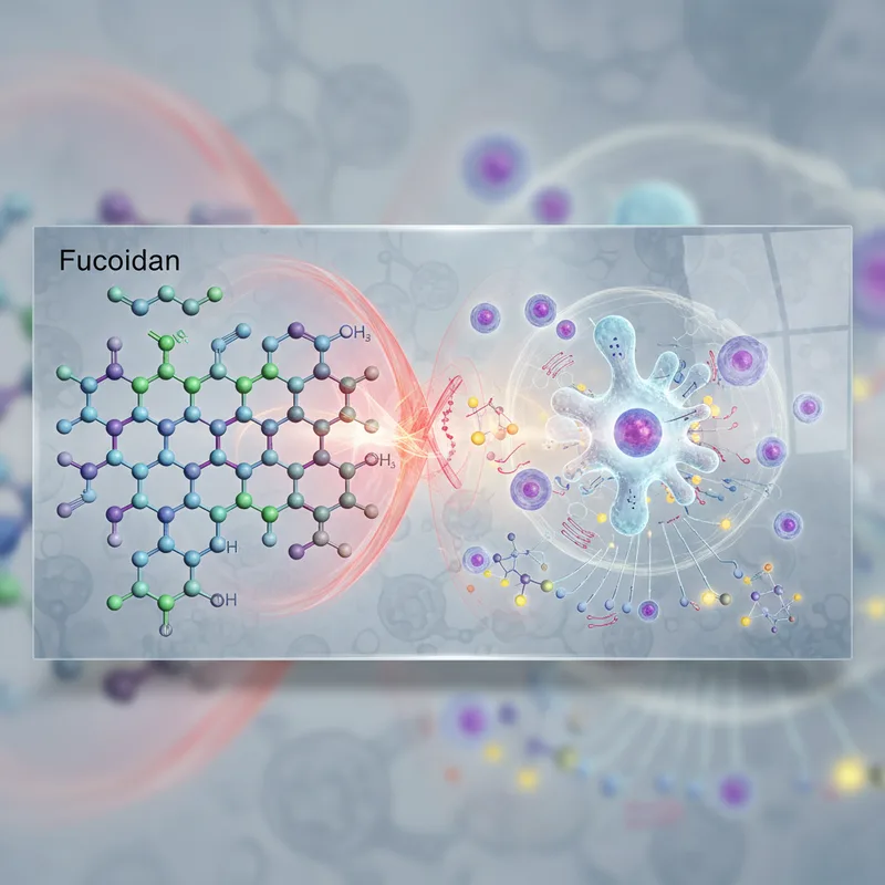 Investigadores japoneses en laboratorio analizando extractos de algas pardas con microscopio de fluorescencia
