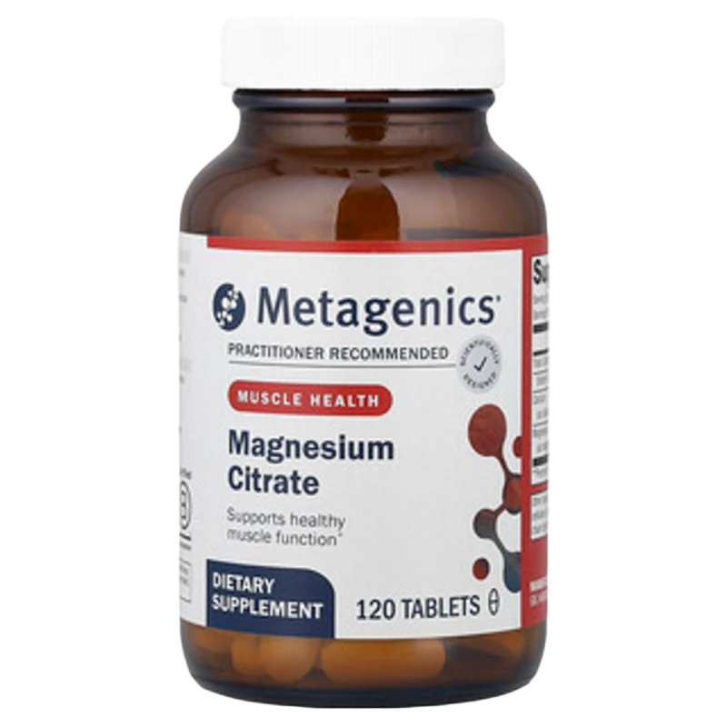 Magnesium Citrate, 120 Tabletas, Metagenics