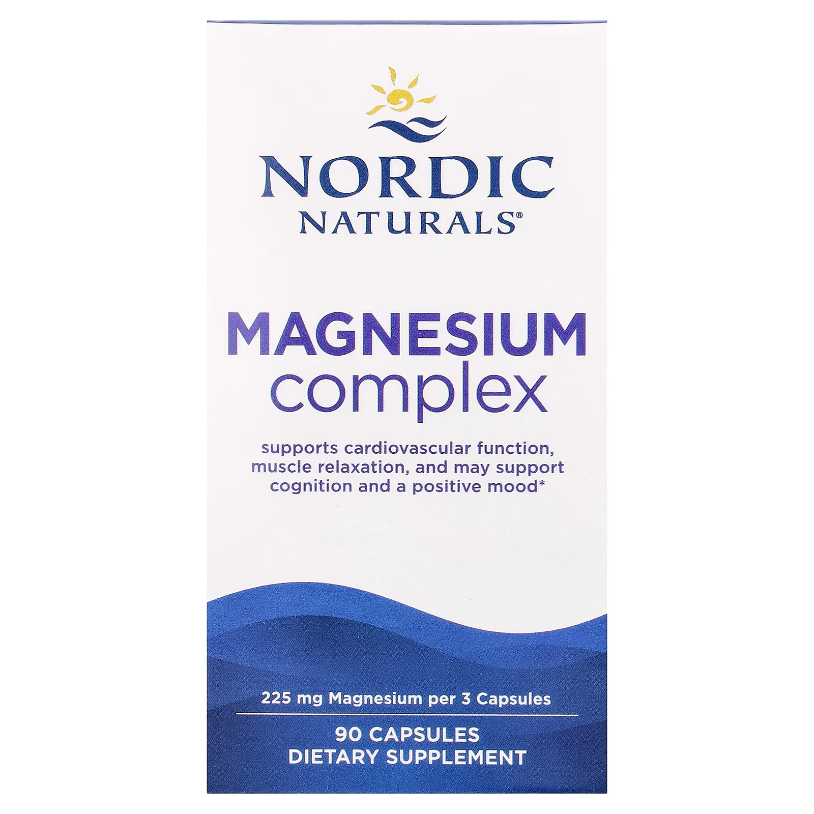 Complejo de Magnesio, 90 Cápsulas, Nordic Naturals