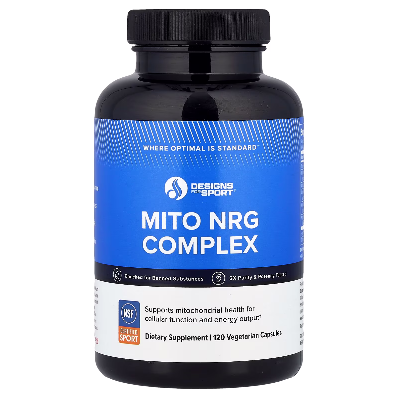 Complejo Mito NRG, 120 cápsulas vegetales, Designs for Health