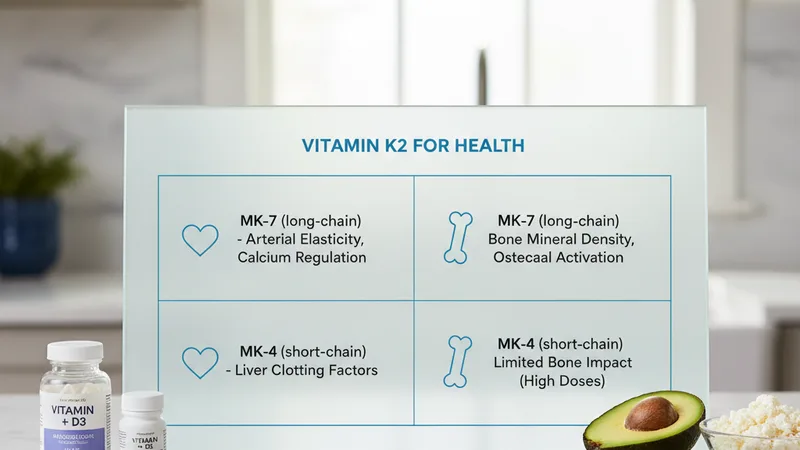 Gráfica de niveles séricos de MK-4 versus MK-7 a lo largo de 72 horas mostrando meseta sostenida del MK-7